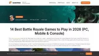 Sun Strike Studios 14 Best Battle Royale Games to Play in 2026 (PC, Mobile & Console)