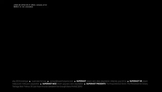 superhotgame.com homepage screenshot
