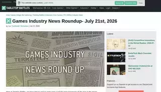 Tabletop Battles Games Industry News Roundup- July 21st, 2026 - Tabletop Battles