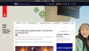 Tech Radar The 25 best single-player games to play in 2025 | TechRadar