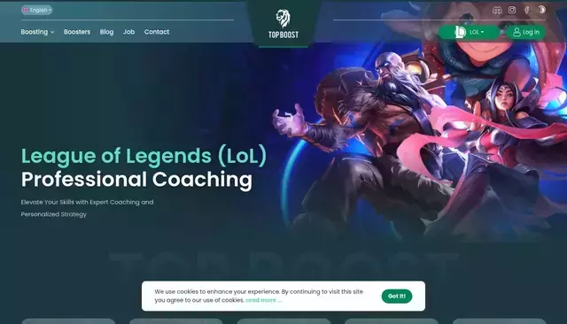 topboost.net homepage screenshot