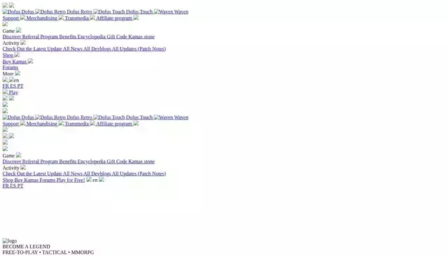 wakfu.com homepage screenshot