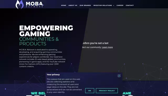 wearemoba.com homepage screenshot