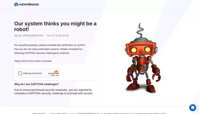 wowvendor.com homepage screenshot