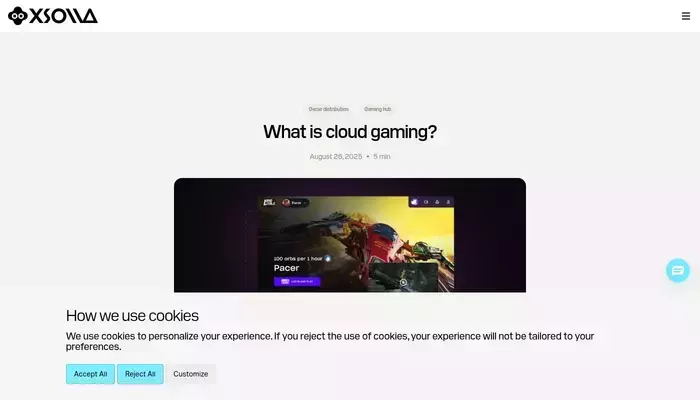 xsolla.com homepage screenshot