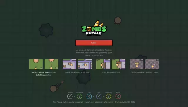 zombsroyale.io homepage screenshot